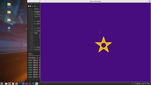Python - модуль turtle | Урок 2 | Заливка та колір фону смотреть онлайн