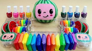 Слайм из Кокомелона, смешанный случайным образом в Слайм, удовлетворяющий вкус Слайма Видео ASMR