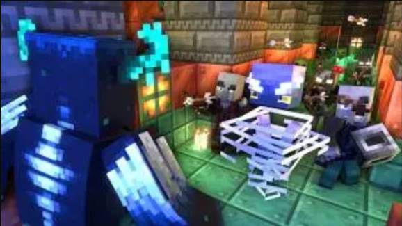 Warden vs Trial Chambers, Breeze, and Pillager (Minecraft Movie Animation) смотреть онлайн