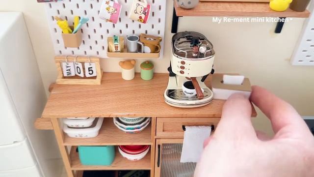 miniature kitchen set installation RE-ment смотреть онлайн