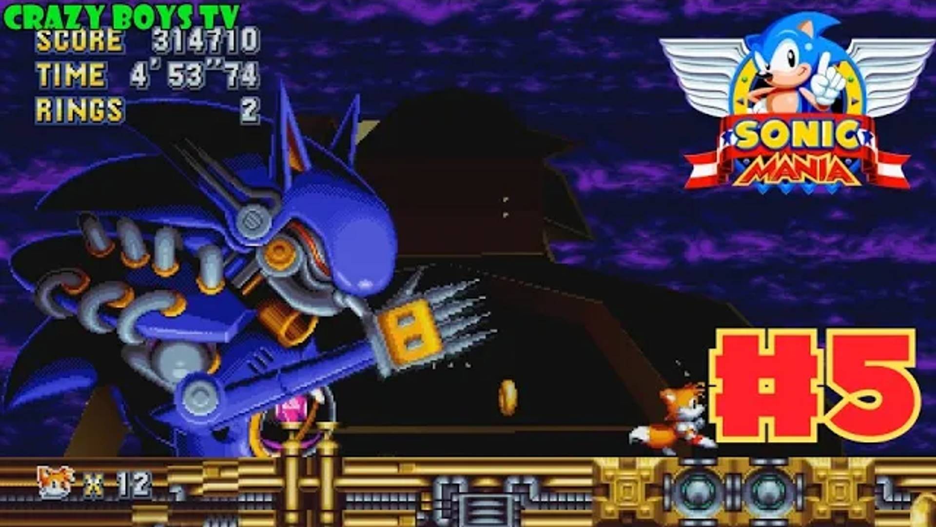 Sonic Mania Plus #5 (Схватка с Метал Соником)