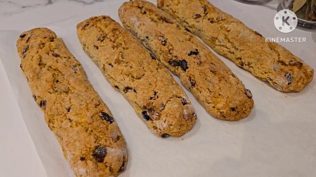 БИСКОТТИ С СУХОФРУКТАМИ И ОРЕШКАМИ BISCOTTI WITH DRY FRUITS AND NUTS смотреть онлайн