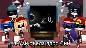 || Реакция Murder drones ✩ одноклассников на Узи||  ✩ Gacha Nox ✩ ?