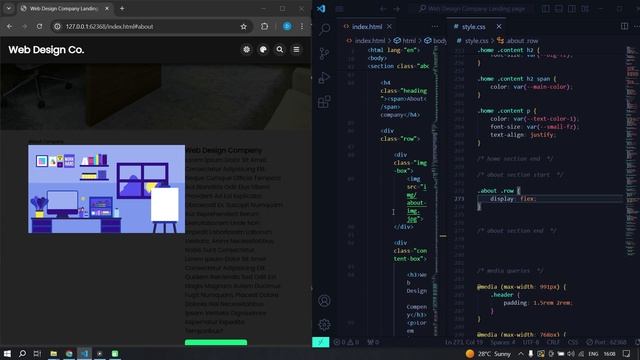 Верстка адаптивного сайта на HTML, CSS & JavaScript || Web Design Company Landing page HTML CSS & J смотреть онлайн