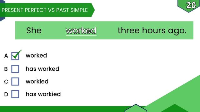 Present Perfect VS Past Simple _ Grammar Test смотреть онлайн