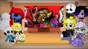 Undertale react to Underworld Boss Themes / Реакция Андертейл на Underworld Boss