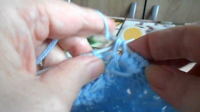 Узор 1243 спицами