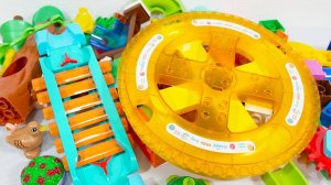 СТРОИМ МУЗЫКАЛЬНУЮ ГОРКУ ДЛЯ ШАРИКОВ  КАТАЕМ ШАРИКИ ДЛЯ ДЕТЕЙ ДЕТСКИЙ КАНАЛ ИГРАЛКИ-ЗАЛИПАЛКИ