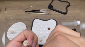 Раскраска и глазуровка анатомической коронки из диоксида циркония