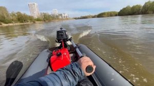 Лодка Байдбот 1 + 6.2 л.с. — сколько едет? Проверяем на во?