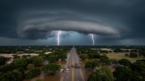 Ураган_в_Техасе_США!_Гигантская_＂Суперячейка＂_обрушилась_на штат техас