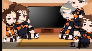 karasuno react to Hinata(HINATA NEW PLAYER AU!) карасуно реагирует на Хинат