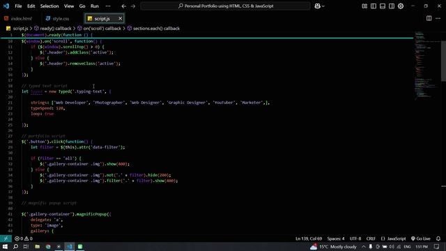 Как отключить\включить Sticky Scroll в Visual Studio Code || Visual Studio Cod