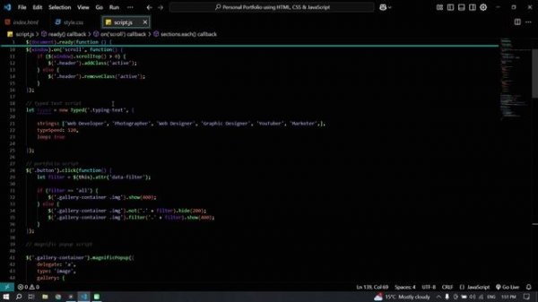 Как отключить\включить Sticky Scroll в Visual Studio Code || Visual Studio Cod