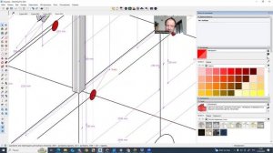 BIM SKETCHUP Модель для расчёта нагрузок в PYTHON ANASTRUCT