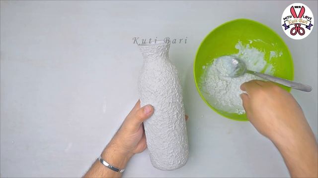 Plastic bottle flower vase || Best out of waste || Cement flower vase making смотреть онлайн