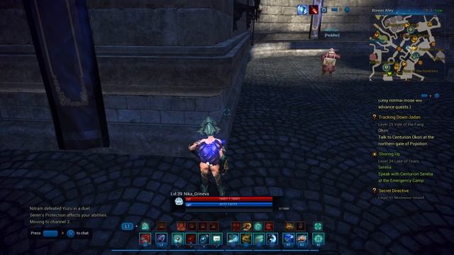 Tera Online PS4 Pro Продолжаем качаться