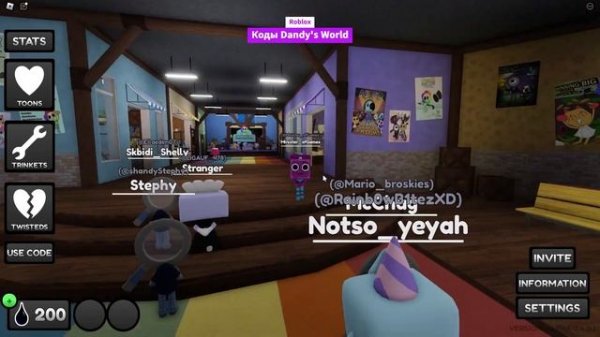 Коды Dandy's World Роблокс - Коды для Мир Дэнди / Денди Ворлд R