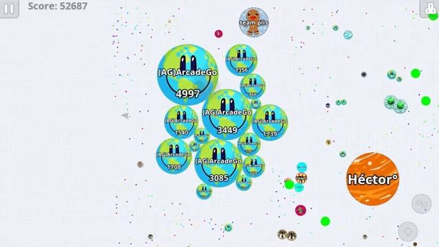 Агарио троллинг 52 к массы + эпик моменты!!