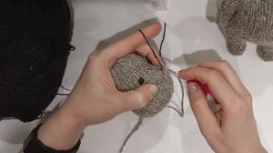 Ёжик спицами🦔| Ёжик своими руками🍄