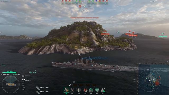 ⚓ БУФФАЛО ● КРЕЙСЕР США ⚓ WORLD OF WARSHIPS! #worldofwarships #wows #МИР?