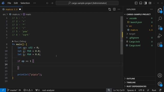 Rust 3: Переменные и числовые типы данных смотреть онлайн