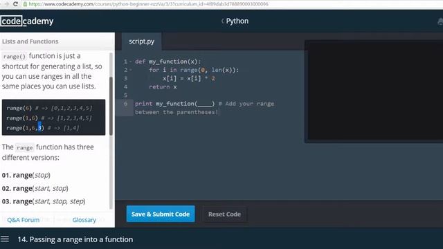 ПК020 - Уроки питона на Codecademy на русском - Списки и функц?
