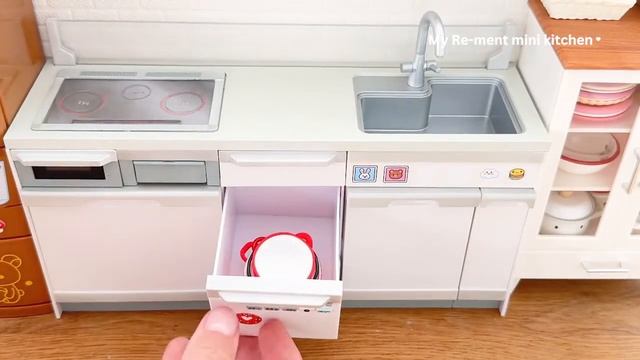 Miniature kitchen set installation ✨ASMR ✨Re-ment collection✨ смотреть онлайн