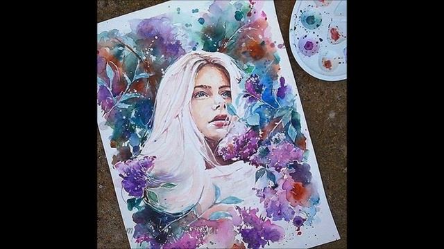 рисование акварелью часть 2 смотреть онлайн