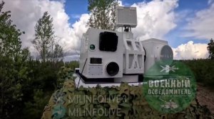 Приминение боевых лазеров армией России против украинских беспилотников.