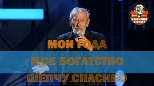 Калинка караоке " Мои года, мое богатство " Вахтанг Кик?