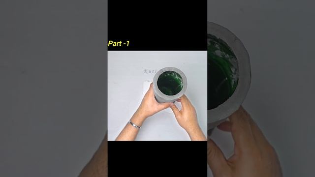 Plastic bottle flower vase || Best out of waste || Cement flower vase making смотреть онлайн