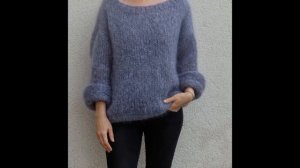 Свитер из Мохера Спицами - 2019 / Mohair Knitting Sweater