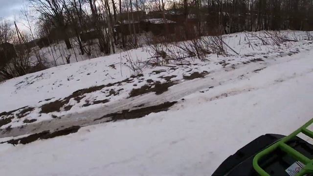ПОКАТУШКА на КВАДРИКЕ от первого ЛИЦА. ДРИФТ по заснеж смотреть онлайн