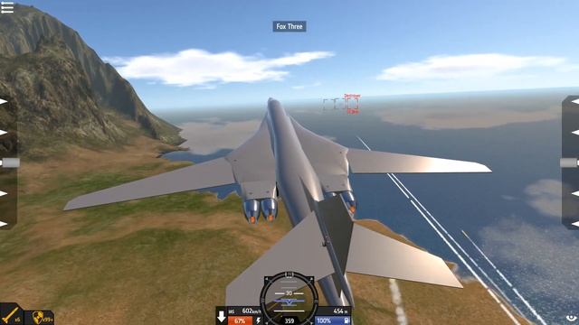 Ту-160 убийца авианосцев в  SimplePlanes