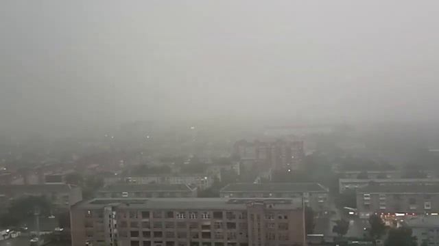 Новосибирск гроза с высоты птичьего полета. Сильный л?