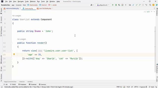 Laravel Livewire 3. Урок 2. Компоненты и свойства