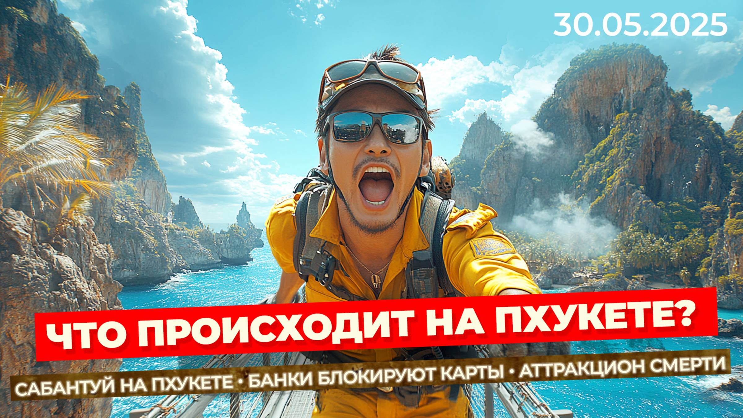 Новости Пхукета: Аттракцион смерти, БАНКИ БЛОКИРУЮТ КАРТЫ,  Пхи-Пхи утопает в мусоре