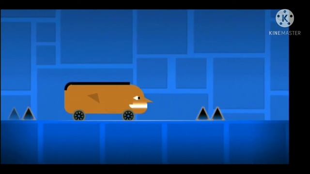 Прохожу уровень Dababy в geometry dash