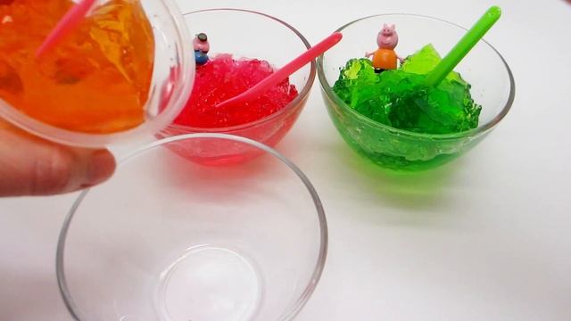 Clay Slime Surprise Peppa Pig! Learn Colors For Children! Peppa Pig Español. Развивающие мультики смотреть онлайн