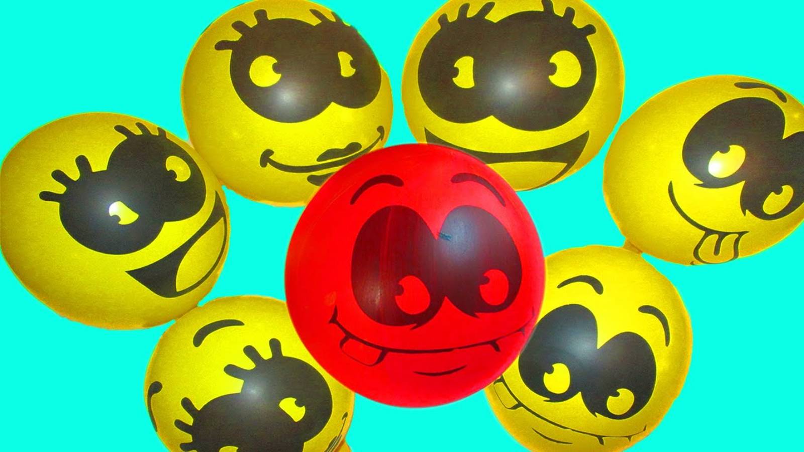 Песня семья пальчиков на русском красим воздушные шарики Учим цвета Развивающее видео для детей смотреть онлайн