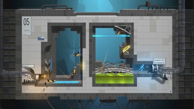 Bridge Constructor Portal DLC Portal Proficiency уровень 05 Отталкивающий ге? смотреть онлайн