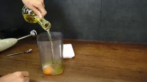 2 минуты и домашний майонез готов! Майонез на яйцах блендером