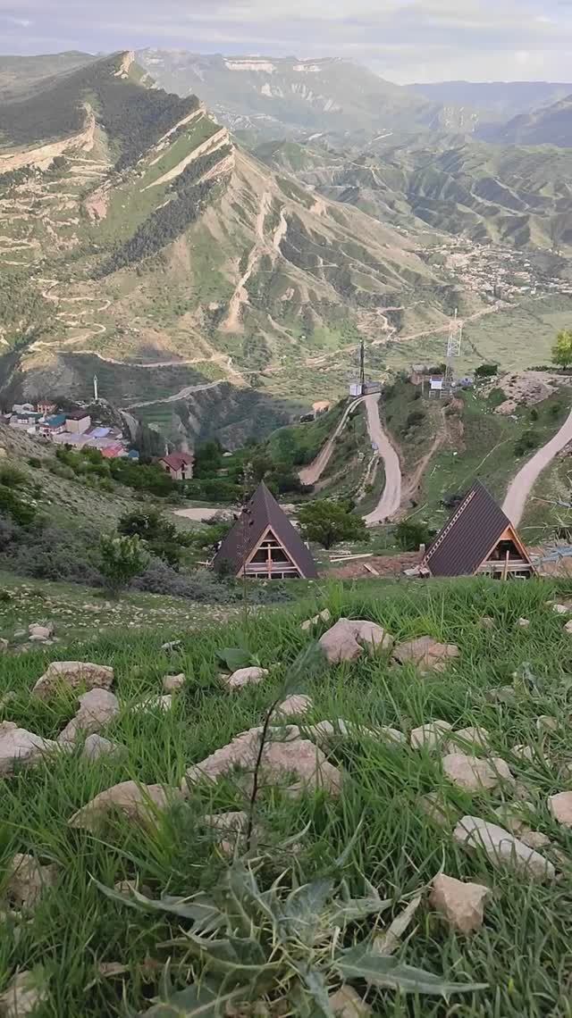 Гуниб. Дагестан. Нереально красивые виды с Гунибской крепости смотреть онлайн