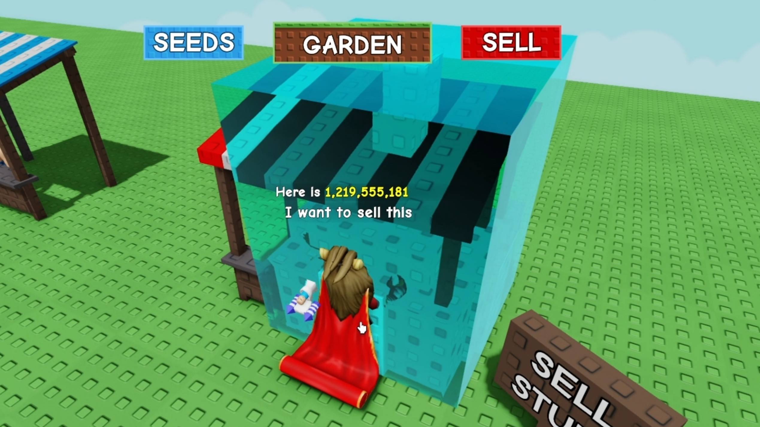 Grow a Garden ROBLOX #5 продаем накопленные крупные плоды смотреть онлайн