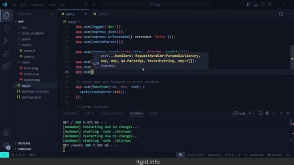 Роутинг в Express. Создаем интернет магазин на Express Node.js