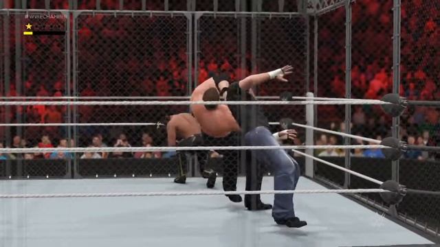 WWE 2K17 матч на заказ #17 безумие в клетке