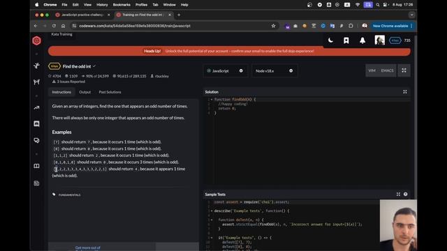 Решаем задачи на JavaScript уровня простых собеседований / смотреть онлайн
