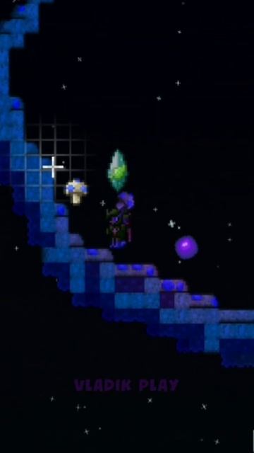 Строю грибной остров #Terraria #Террария