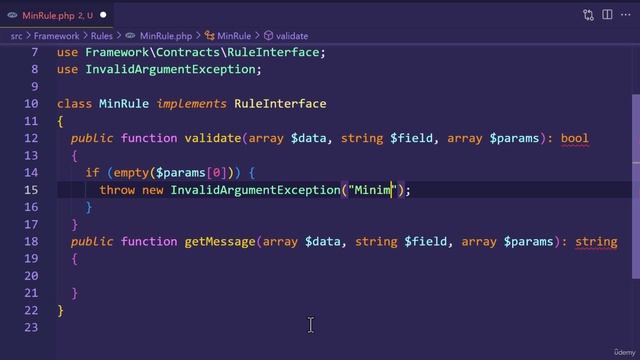198 - Minimum Validation Rule смотреть онлайн
